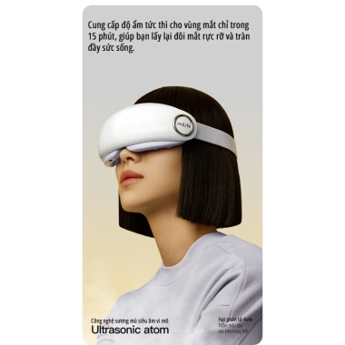 Máy massage mắt bấm huyệt miLife E4 Pro 4 chế độ, giá ưu đãi 1.599.000₫