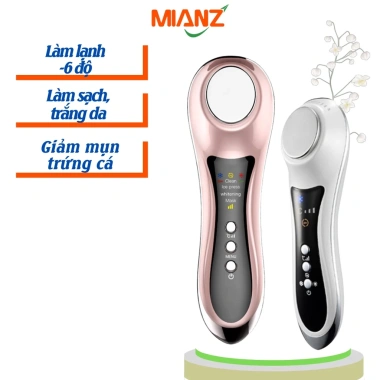 Máy massage mặt điện MIANZ - Tinh chất nóng/lạnh, 06 chế độ, cầm tay, HDSD Tiếng Việt, 1.009.000₫