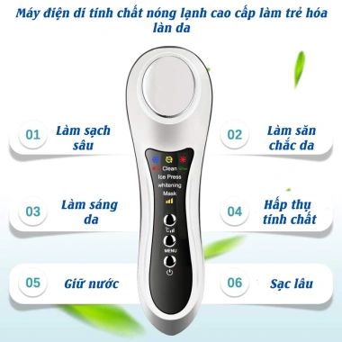 Máy massage mặt điện MIANZ - Tinh chất nóng/lạnh, 06 chế độ, cầm tay, HDSD Tiếng Việt, 1.009.000₫ 5