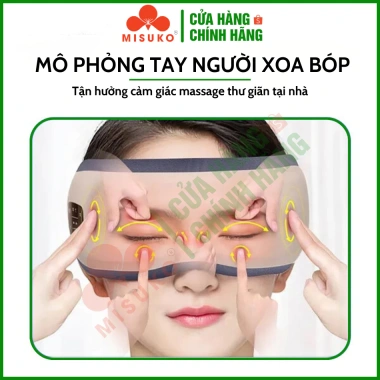 Máy massage mắt HY-01 thông minh túi khí 24 tháng bảo hành - Nhiệt, rung, Bluetooth, giảm giá 860k
