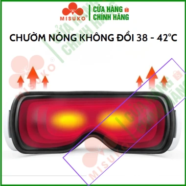 Máy massage mắt HY-01 thông minh túi khí 24 tháng bảo hành - Nhiệt, rung, Bluetooth, giảm giá 860k