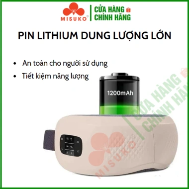Máy massage mắt HY-01 thông minh túi khí 24 tháng bảo hành - Nhiệt, rung, Bluetooth, giảm giá 860k