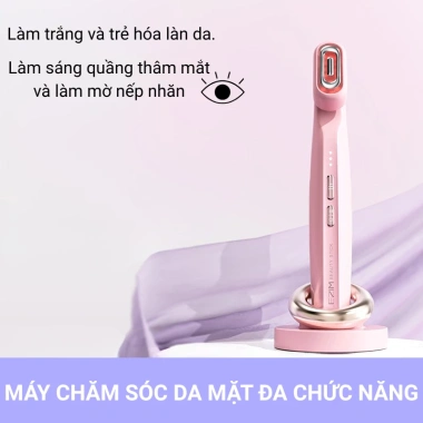 Máy massage mặt sóng siêu âm - làm mờ nếp nhăn, sáng da, giảm bọng mắt, tăng collagen, giảm giá 18% chỉ 950.000₫ 3