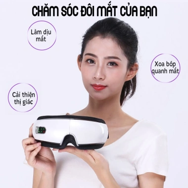 Máy Massage Mắt Thông Minh Eye Care - Khí Nén Mới, Xoa Dịu Mỏi Mắt, Giảm Thâm Quầng, Giá 879.000₫