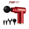 Máy massage mini cầm tay CTFAST-720 6 cấp độ giảm đau cơ, khớp, kèm 4 đầu chuyên dụng - Giá chỉ 299.500đ