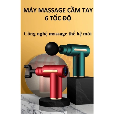 Máy massage mini cầm tay CTFAST-720 6 cấp độ giảm đau cơ, khớp, kèm 4 đầu chuyên dụng - Giá chỉ 299.500đ 5