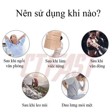 Máy massage mini cầm tay CTFAST-720 6 cấp độ giảm đau cơ, khớp, kèm 4 đầu chuyên dụng - Giá chỉ 299.500đ 9
