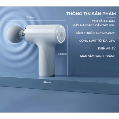 Máy Massage Mini Cầm Tay SMARTIX - Giảm Đau Nhức, Thư Giãn, Giãn Cơ, Giá 310.000đ