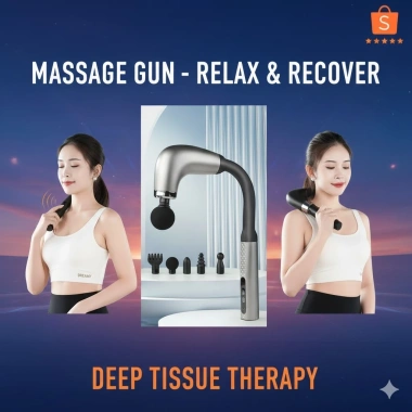 Máy Massage Tay Cầm Đa Năng - Thư Giãn Toàn Thân, Giảm Đau, Giá Chỉ 259.000đ 4