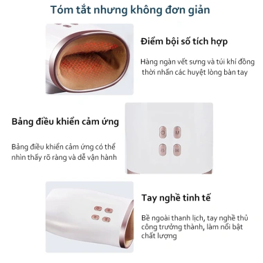 Máy massage tay không dây JINKAIRUI – Áp suất không khí, nén nhiệt, huyệt ngón tay, 849.000₫ 7