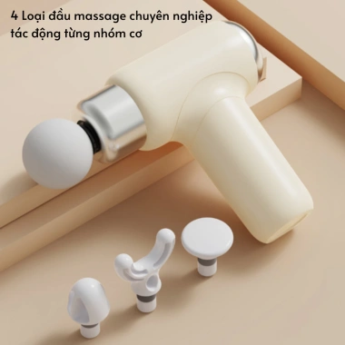 Máy massage toàn thân 4 màu 6 chế độ, cầm tay - súng massage đa năng, BH 12 tháng, 255.000đ