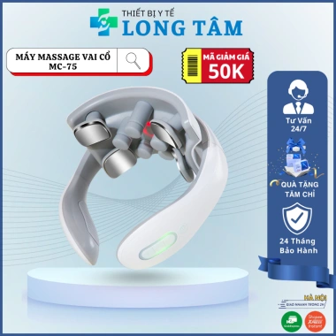 Máy Massage Vai Cổ MISUKO MC-75 - Ánh Sáng Giảm Đau Mỏi, Bảo Hành 24 Tháng, 890.000₫