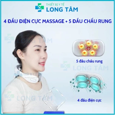 Máy Massage Vai Cổ MISUKO MC-75 - Ánh Sáng Giảm Đau Mỏi, Bảo Hành 24 Tháng, 890.000₫