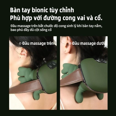 Máy Massage Vai Cổ RELAAX Cao Cấp - Nhiệt Hồng Ngoại, Pin Siêu Bền, Quà Tặng Sức Khỏe 9 Máy Massage Vai Cổ RELAAX Cao Cấp - Nhiệt Hồng Ngoại, Pin Siêu Bền, Quà Tặng Sức Khỏe 9