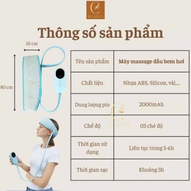 Máy massage xoa bóp đầu GB4.760 - Mát xa đầu bơm hơi giảm căng thẳng, đau đầu, giá chỉ 1,5 triệu