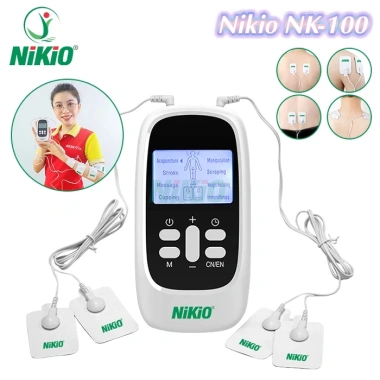 Máy massage xung điện 4 miếng dán Nikio NK-100 Pin sạc Giảm đau nhanh, Giá 410.000₫ 3