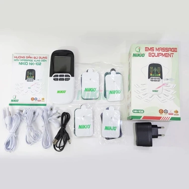 Máy Massage Xung Điện Nikio NK-102 - 8 miếng dán, giảm đau, giá 580.000 VND