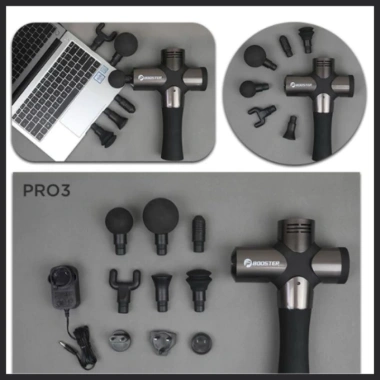 Máy massager BOOSTER PRO 3 công suất 126W, lực 12mm, massage sâu, giá 3.95 triệu