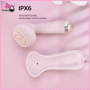 Máy mát xa bàn chải silicone sạc lại, chống nước, làm sạch da mặt hiệu quả - Giá 118.250 VND
