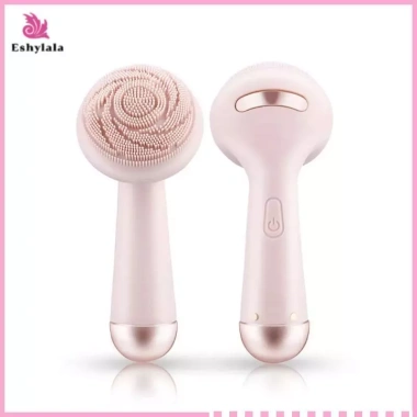 Máy mát xa bàn chải silicone sạc lại, chống nước, làm sạch da mặt hiệu quả - Giá 118.250 VND