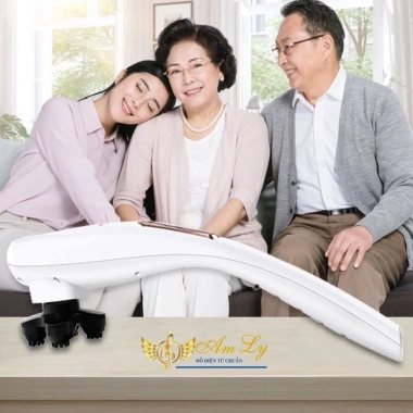 Máy mát xa cầm tay 6 đầu sạc pin không dây - Đấm lưng cao cấp 2.021 giảm giá 18% 8