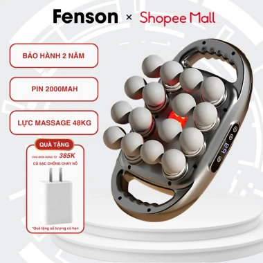 Máy mát xa cầm tay Fenson 16 đầu, 9 tốc độ, 9 cấp độ, bảo hành 2 năm - 600.000₫