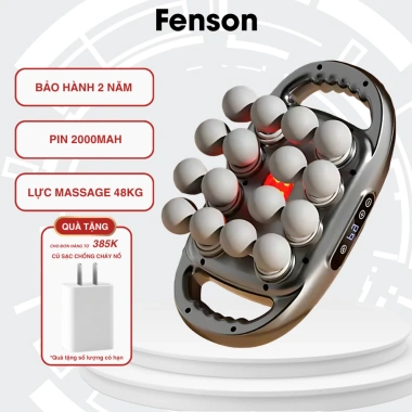 Máy mát xa cầm tay Fenson 16 đầu, 9 tốc độ, 9 cấp độ, bảo hành 2 năm - 600.000₫ 10