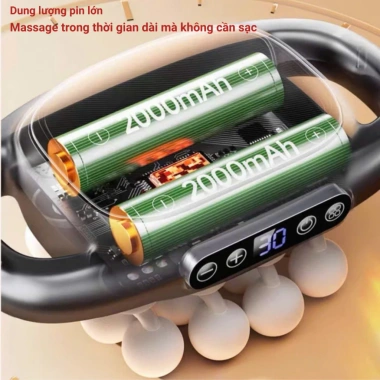 Máy mát xa cầm tay Fenson 20 đầu - 9 cường độ, 9 cấp độ, toàn thân, bảo hành 2 năm - chỉ 600.000₫ 4