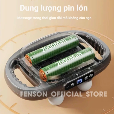 Máy mát xa cầm tay Fenson 6 đầu, 9 chế độ 9 cấp độ, toàn thân, bảo hành 24 tháng, giá 400k 5