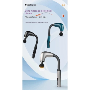 Máy mát xa cầm tay hình U 4 đầu, tay cầm mở rộng – Thư giãn cơ bắp hiệu quả, giảm còn 418.000₫