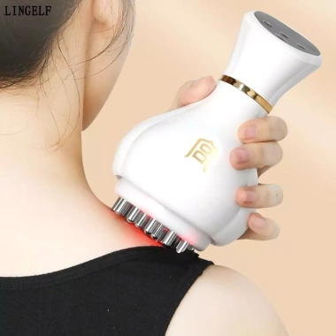 Máy mát xa cầm tay LINGELLF – Giảm đau cổ 9 chế độ rung nhào, sạc lại, 352.000₫