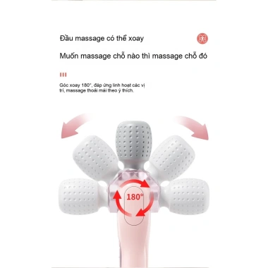 Máy mát xa cầm tay SMARTECH 180° xoay 5 tốc độ rung - Giảm mệt mỏi 429.000₫ 7 Máy mát xa cầm tay SMARTECH 180° xoay 5 tốc độ rung - Giảm mệt mỏi 429.000₫ 7