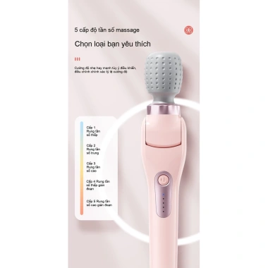 Máy mát xa cầm tay SMARTECH 180° xoay 5 tốc độ rung - Giảm mệt mỏi 429.000₫