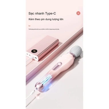 Máy mát xa cầm tay SMARTECH 180° xoay 5 tốc độ rung - Giảm mệt mỏi 429.000₫