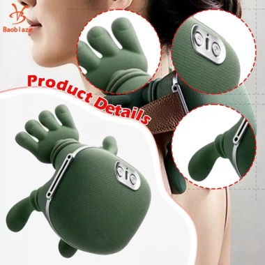 Máy Mát Xa Vai Cổ Di Động Nam Nữ - Tay Xanh Lá, Quà Tặng Thư Giãn 7