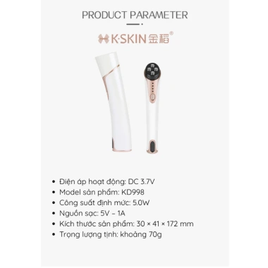 Máy nâng cơ KSKIN KD998 RF và EMS: Xoá nếp nhăn, thâm mắt, trẻ hoá da - Giá ưu đãi 608.300₫