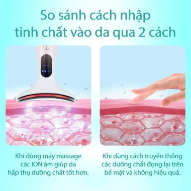 Máy nâng cơ mặt cầm tay mini đẩy tinh chất công nghệ ánh sáng và EMS thu gọn mặt giảm nở 419.000₫ 7 Máy nâng cơ mặt cầm tay mini đẩy tinh chất công nghệ ánh sáng và EMS thu gọn mặt giảm nở 419.000₫ 7