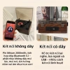 Máy nghe CD cổ điển Bluetooth pin sạc 2.000mAh thiết kế gỗ sang trọng - giá 880.000₫ 2