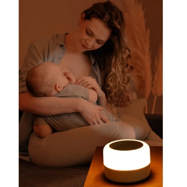 Máy nghe tiếng ồn trắng M1 pin 2.000mAh, phím cảm ứng, giúp bé ngủ sâu, giá 390.000₫