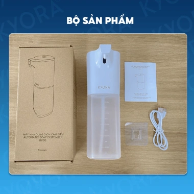 Máy nhả dung dịch Kyora cảm biến không chạm, 4 mức phun tiết kiệm, tiện lợi, giá ưu đãi 395.000₫