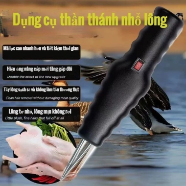 Máy nhổ lông gà, vịt, heo cầm tay tự động điện - Giá ưu đãi 137.200₫, tiết kiệm thời gian