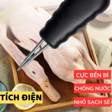 Máy nhổ lông gà, vịt, vặt lông gia cầm cầm tay sạc tích điện, chống nước - Giá 129.000đ 5