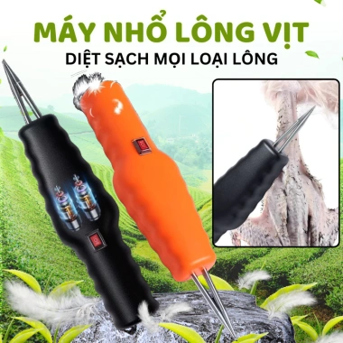 Máy nhổ lông gà, vịt, vặt lông gia cầm cầm tay sạc tích điện, chống nước - Giá 129.000đ 7