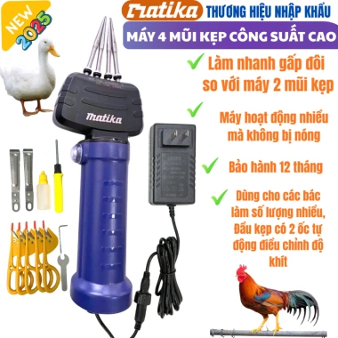 Máy nhổ lông măng vịt nhập khẩu công suất cao, phù hợp làm số lượng lớn, tặng phụ kiện, giá chỉ 340.000₫ 3