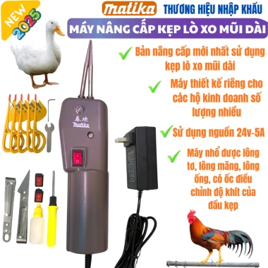 Máy nhổ lông măng vịt nhập khẩu công suất cao, phù hợp làm số lượng lớn, tặng phụ kiện, giá chỉ 340.000₫ 5