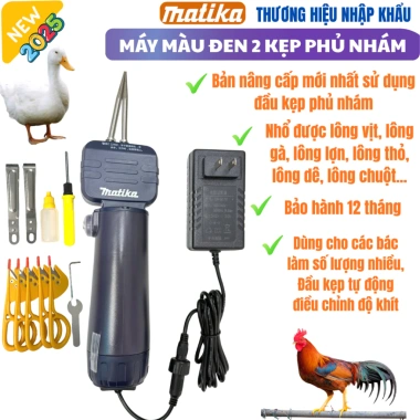 Máy nhổ lông măng vịt nhập khẩu công suất cao, phù hợp làm số lượng lớn, tặng phụ kiện, giá chỉ 340.000₫ 6