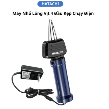 Máy nhổ lông vịt 4 kẹp HATACHI 250W chạy pin & điện 8‑10h - Giá 1,250,000₫ 9