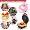 Máy Nướng Bánh Mini Hồng - Tiện Lợi, Giá 159k, Làm Bánh Nhanh Cho Mẹ và Con 2