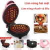 Máy Nướng Bánh Mini Hồng - Tiện Lợi, Giá 159k, Làm Bánh Nhanh Cho Mẹ và Con 4