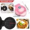 Máy Nướng Bánh Mini Hồng - Tiện Lợi, Giá 159k, Làm Bánh Nhanh Cho Mẹ và Con 6